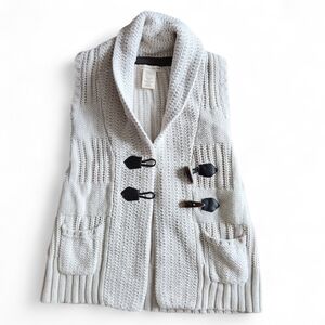 The Eagle'S Eye-Cozy Cream Knit Sweater Vest Girls SZ 10-12